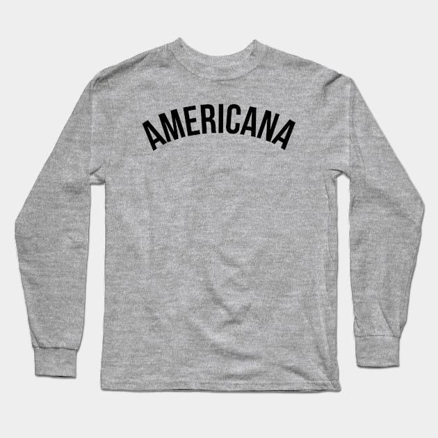 Americana - Brazilian Jiu-Jitsu Long Sleeve T-Shirt by Kyle O'Briant